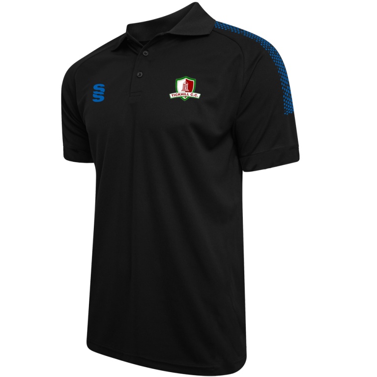 Tickhill CC - Dual Solid Colour Polo - Unisex Fit