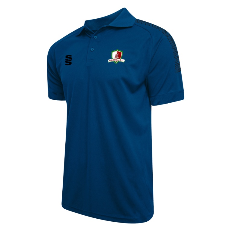 Tickhill CC - Dual Solid Colour Polo - Unisex Fit