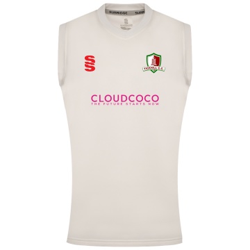 BLAST SLEEVELESS WOMENS SWEATER-Ivory