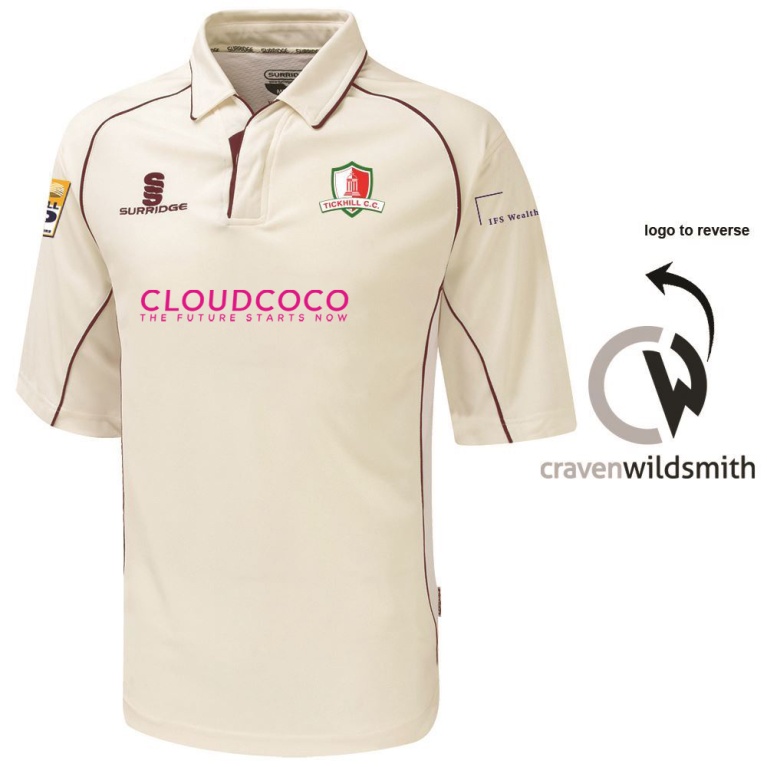 Tickhill CC - Premier 3/4 Sleeve Playing Shirt